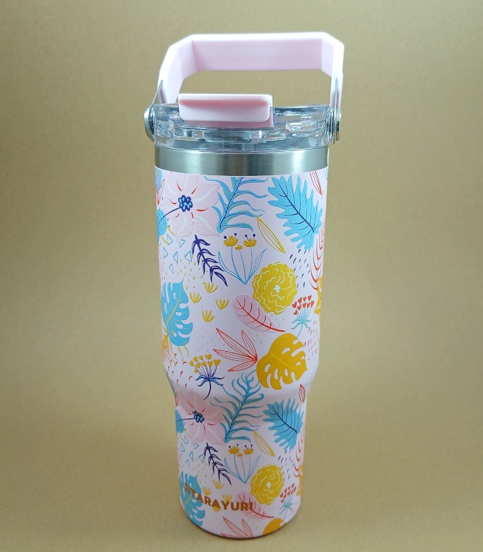 تراول ماگ 900 میل (SITARAYURI) گلدار - فراکالا - Travel mug 900ml Sitarayuri floral