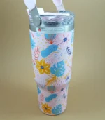تراول ماگ 900 میل (SITARAYURI) گلدار - فراکالا - Travel mug 900ml Sitarayuri floral