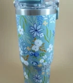تراول ماگ 900 میل (SITARAYURI) گلدار - فراکالا - Travel mug 900ml Sitarayuri floral